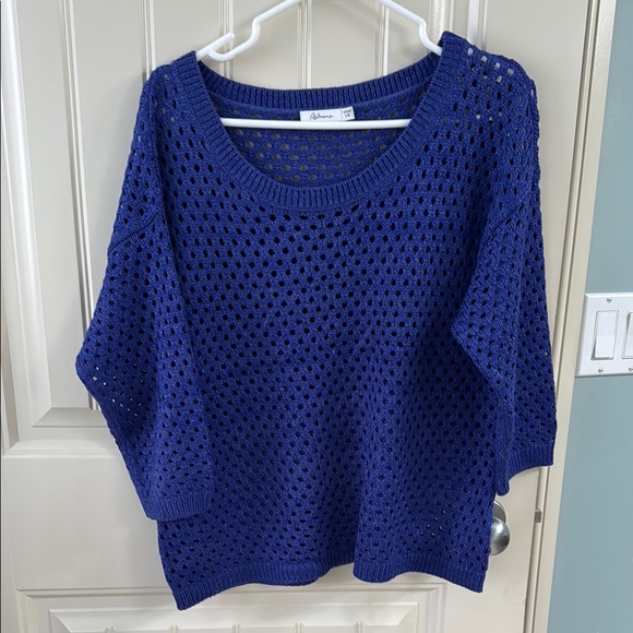 Reitmans Women's Blue Knit Sweater - Picture 1 of 3